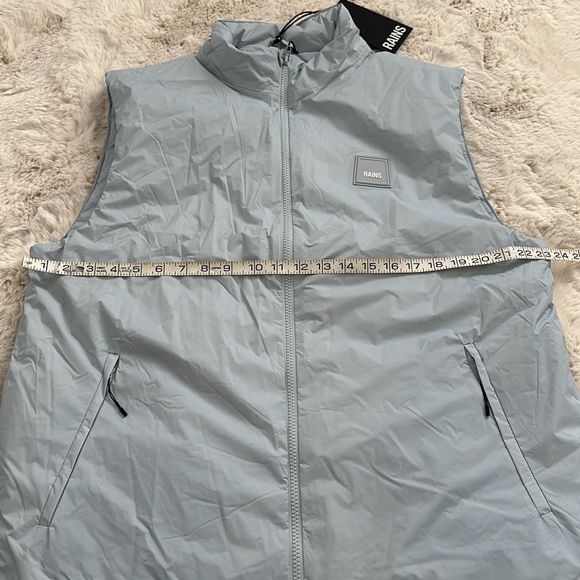 Rains Unisex Fuse Vest Sky Size L - Picture 4 of 14